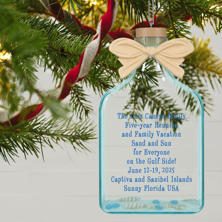 Hallmark A Day At The Beach Personalized Text Ornament