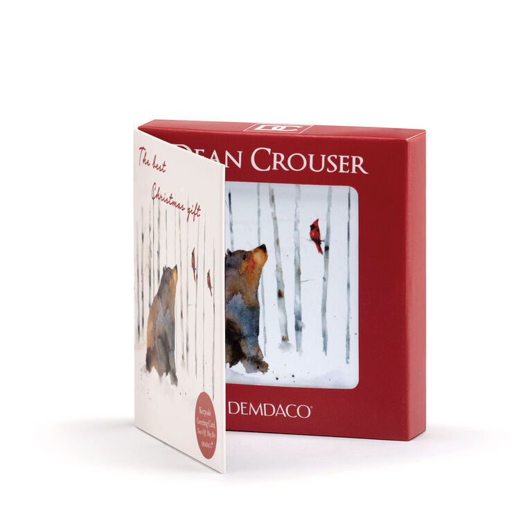 Friends In The Woods Magnet Ornament And Matching Card