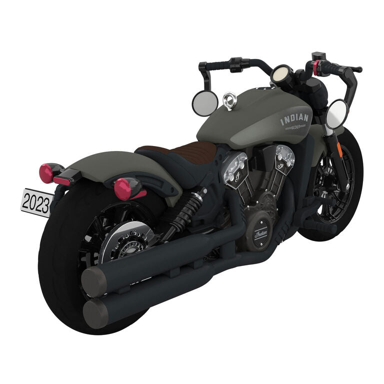 Hallmark Indian Motorcycle® Scout Bobber 2023 Metal Ornament