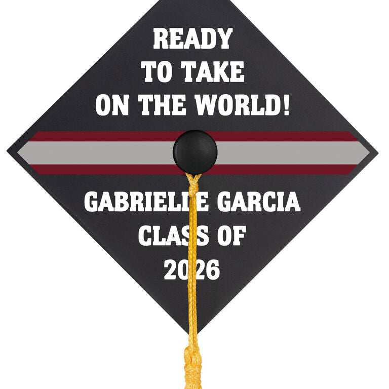 Hallmark Graduation Cap Text Personalized Ornament