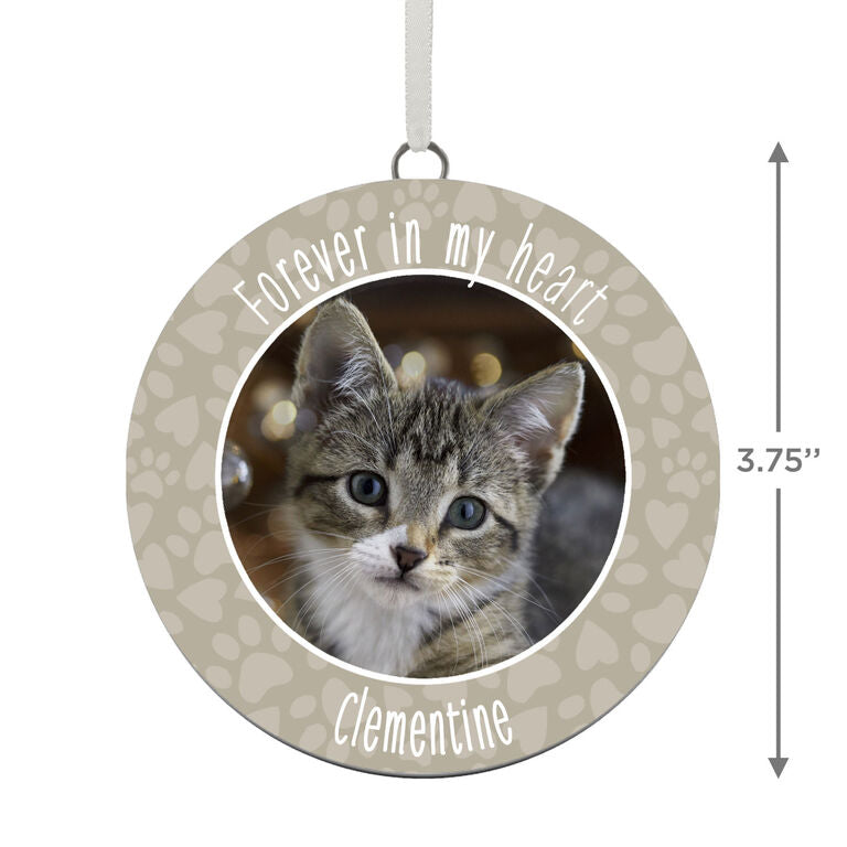 Hallmark Pet Memorial Personalized Text And Photo Ceramic Ornament
