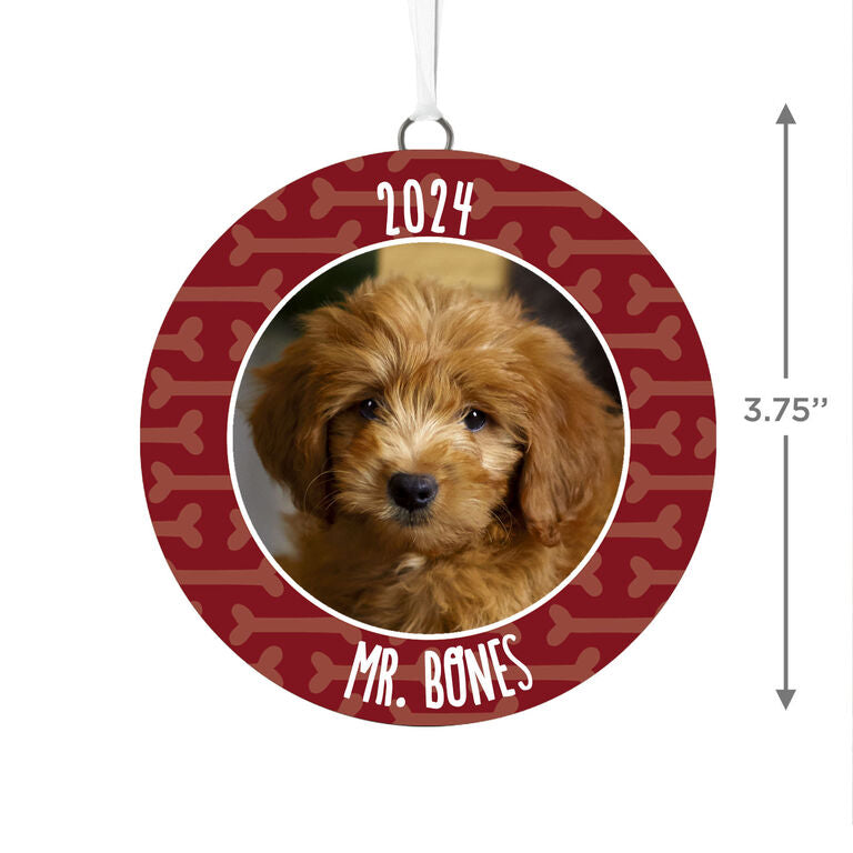 Hallmark Pet Personalized Text And Photo Ceramic Ornament