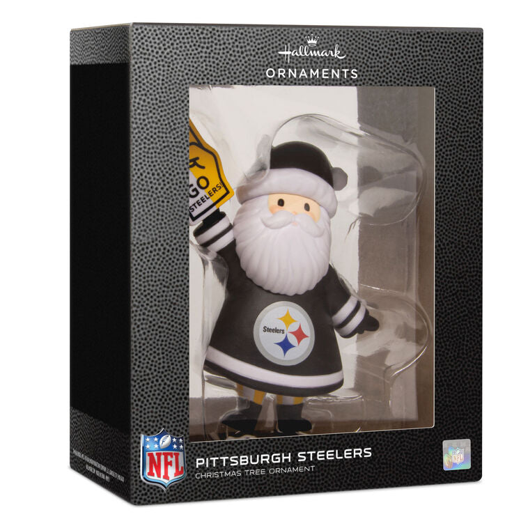 NFL Pittsburgh Steelers Santa Fan Hallmark Ornament