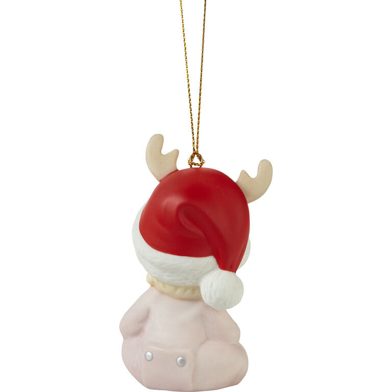 Precious Moments Baby's First Christmas Girl 2023 Ornament, 3"