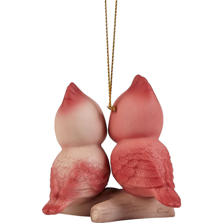 Precious Moments Let Heaven And Nature Sing Cardinals Ornament, 2.4"
