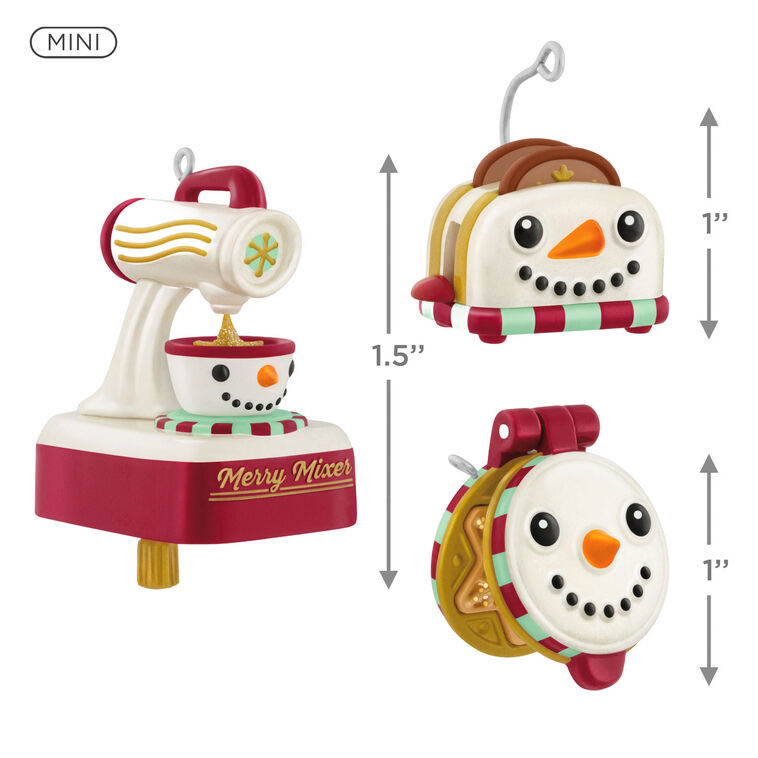 Hallmark Mini Cooking Up Christmas Ornaments, Set Of 3