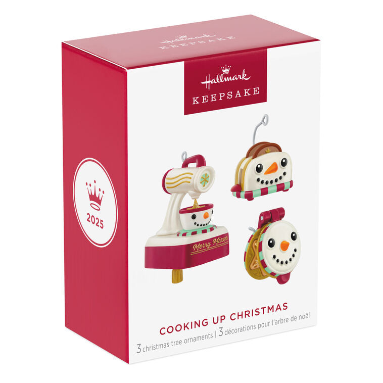 Hallmark Mini Cooking Up Christmas Ornaments, Set Of 3