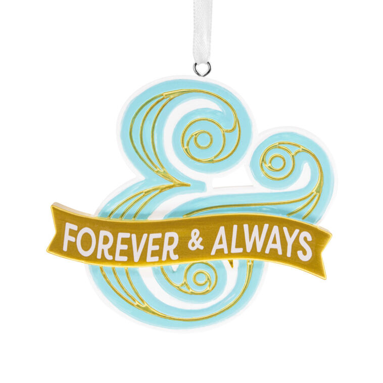  Forever And Always Ampersand Hallmark Ornament