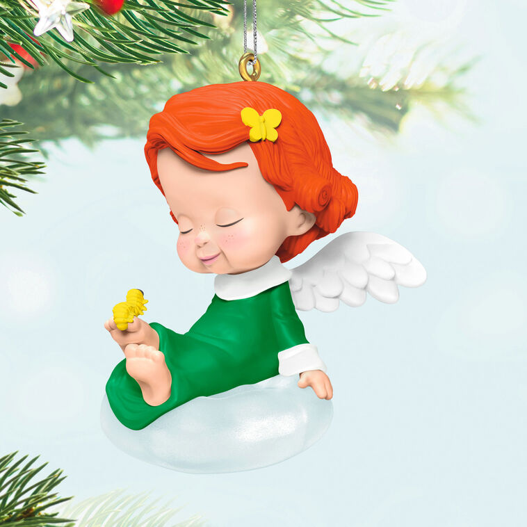 Hallmark Mary's Angels Hydrangea Ornament