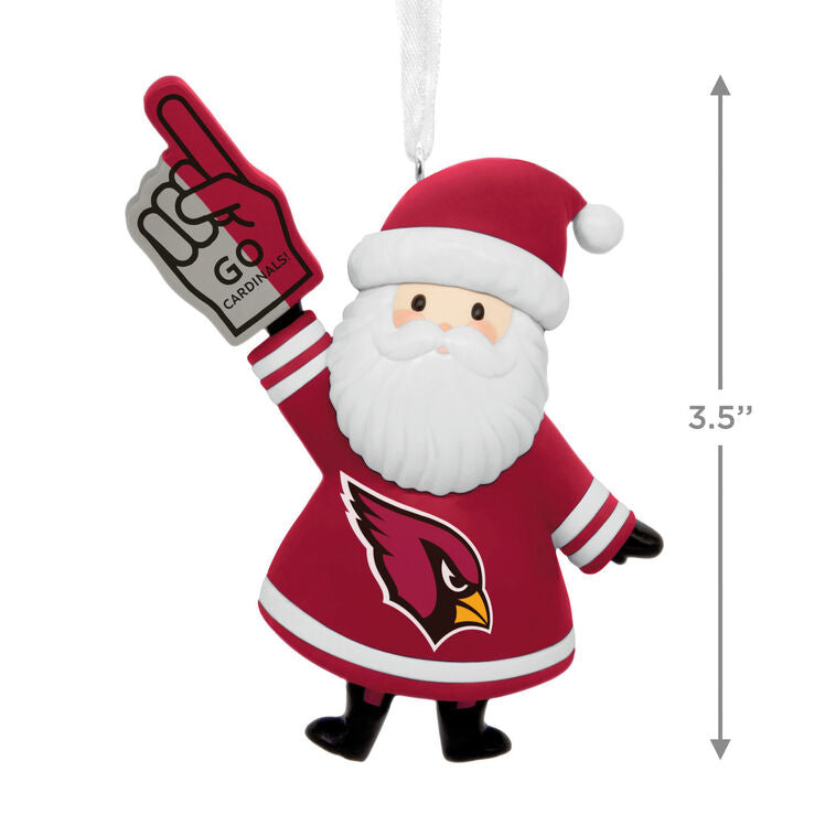  NFL Arizona Cardinals Santa Fan Hallmark Ornament