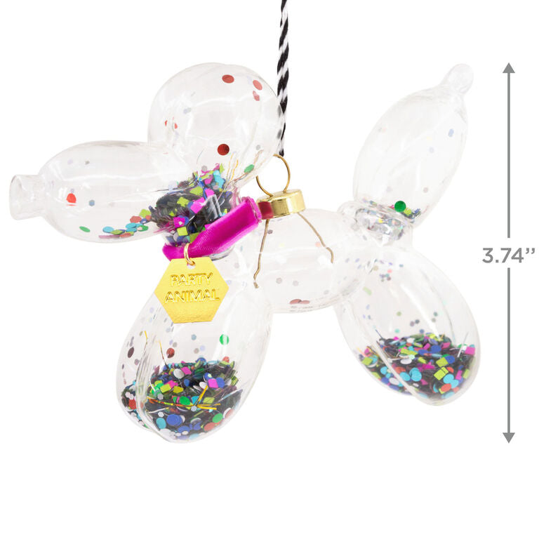  Signature Balloon Dog Premium Glass Hallmark Ornament