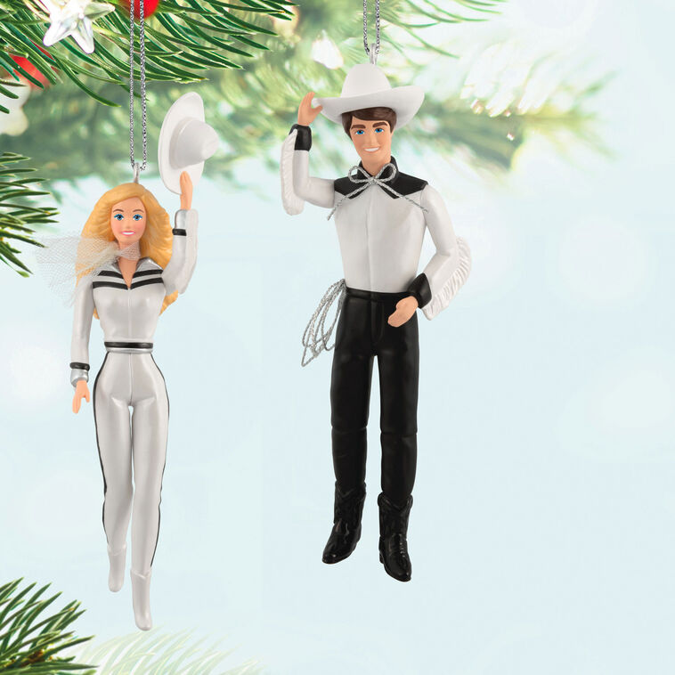 Hallmark Barbie™ And Ken™ Western Stars Ornaments, Set Of 2