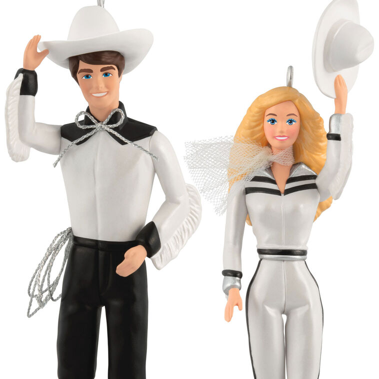 Hallmark Barbie™ And Ken™ Western Stars Ornaments, Set Of 2