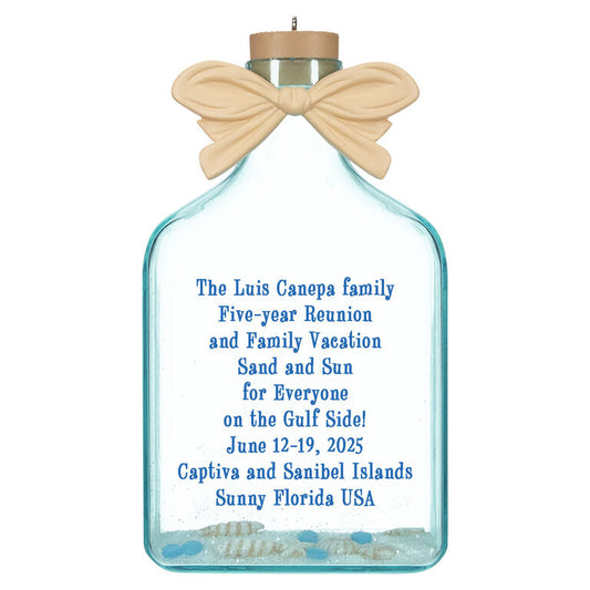 Hallmark A Day At The Beach Personalized Text Ornament