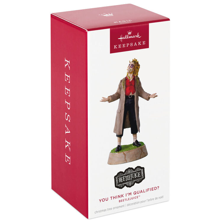 Hallmark Beetlejuice™ You Think I'm Qualified? Ornament With Sound