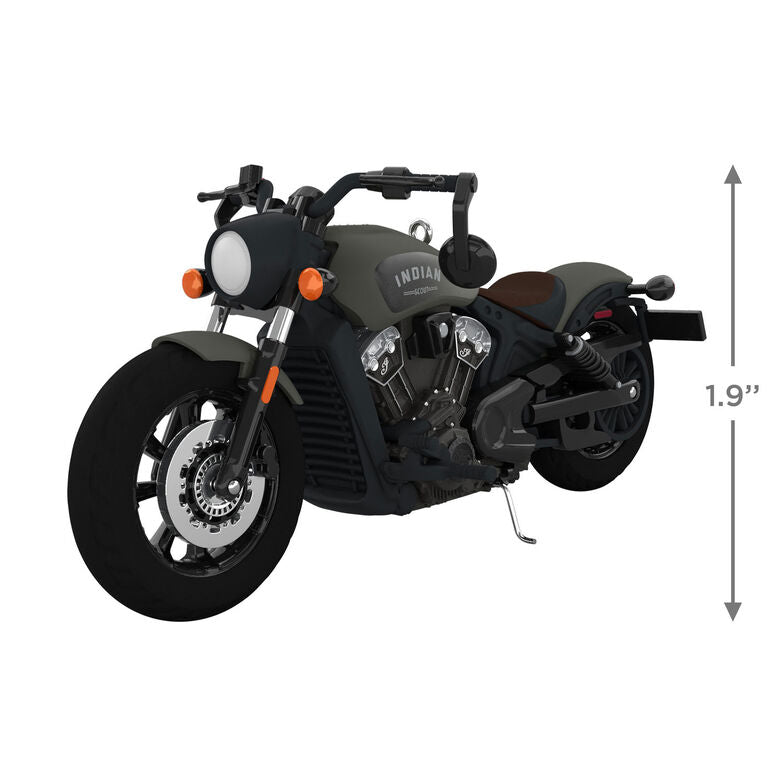 Hallmark Indian Motorcycle® Scout Bobber 2023 Metal Ornament