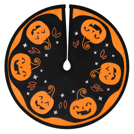 Hallmark Mini Halloween Time Fabric Tree Skirt, 12"