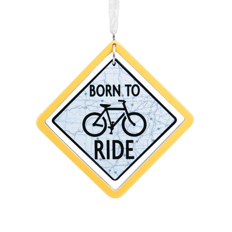  Born To Ride Bicycle Hallmark Ornament