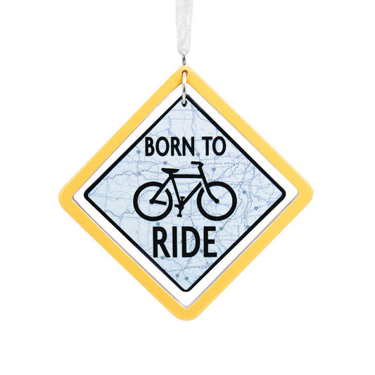  Born To Ride Bicycle Hallmark Ornament