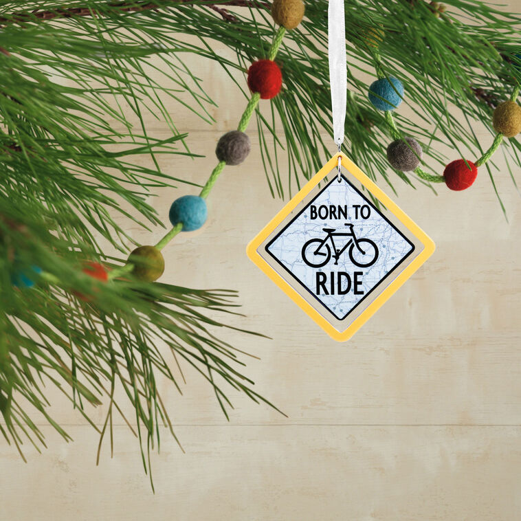  Born To Ride Bicycle Hallmark Ornament