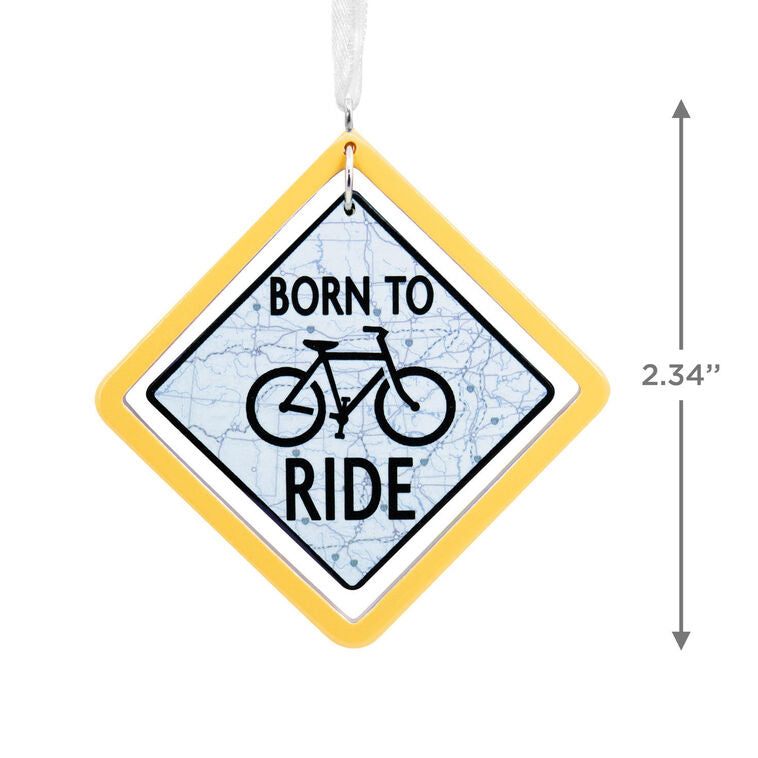  Born To Ride Bicycle Hallmark Ornament