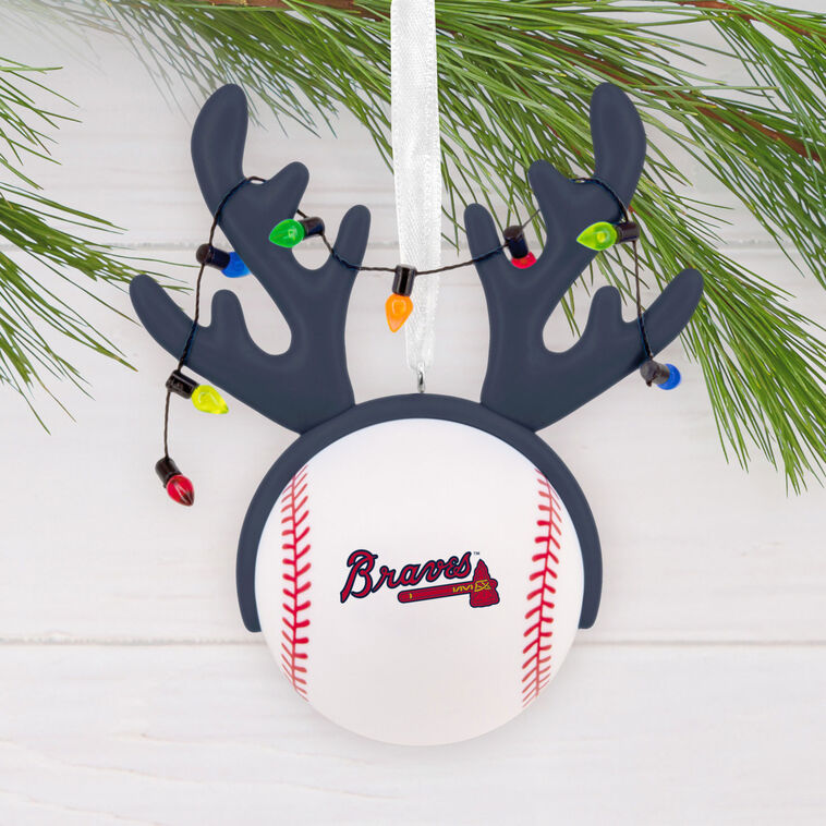  MLB Atlanta Braves™ Reindeer Baseball Hallmark Ornament