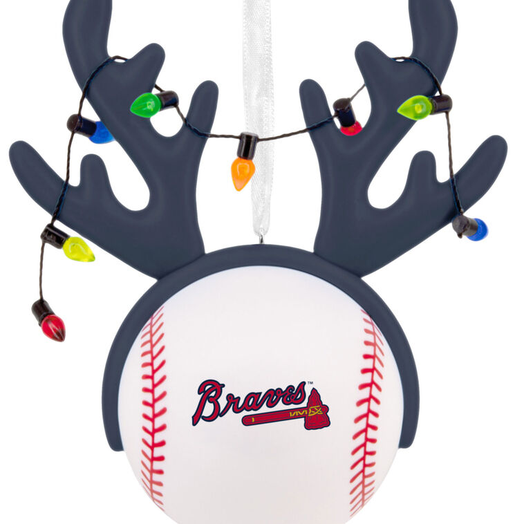  MLB Atlanta Braves™ Reindeer Baseball Hallmark Ornament