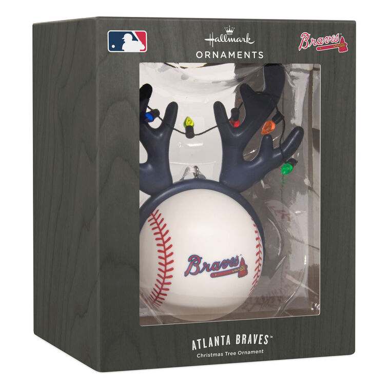  MLB Atlanta Braves™ Reindeer Baseball Hallmark Ornament