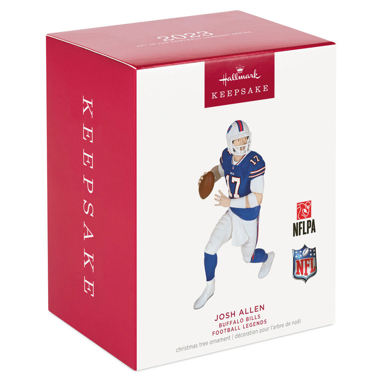 Hallmark NFL Buffalo Bills Josh Allen Football Legends Ornament