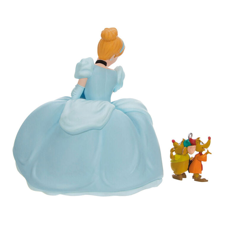 Hallmark Disney Cinderella Jaq And Gus Love Cinderelly Christmas Ornaments, Set Of 2
