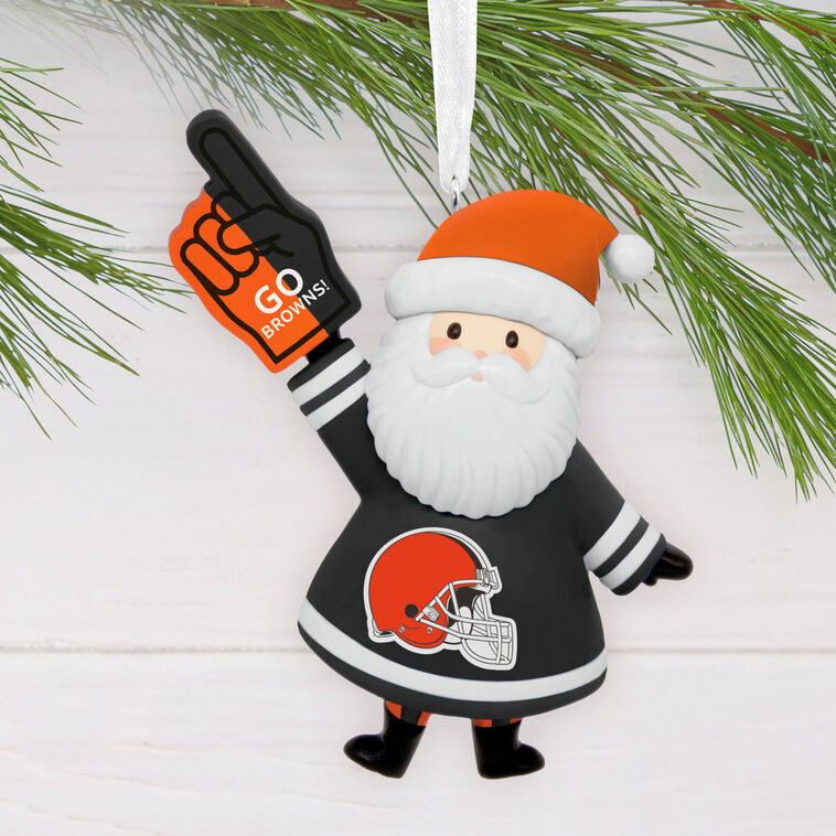  NFL Cleveland Browns Santa Fan Hallmark Ornament