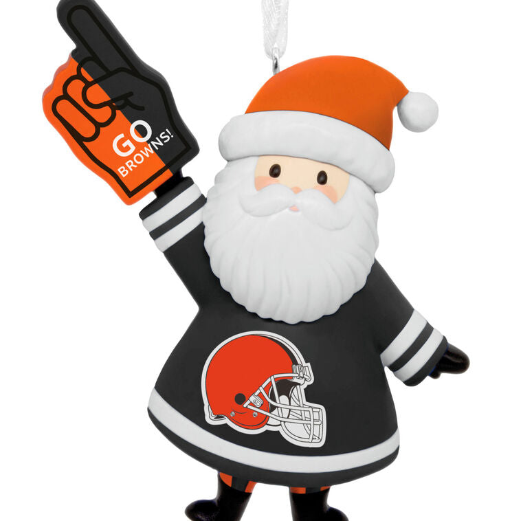  NFL Cleveland Browns Santa Fan Hallmark Ornament