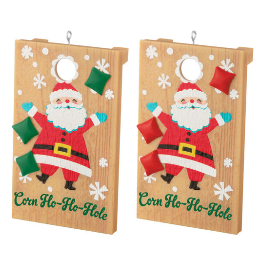 Hallmark Corn Ho-Ho-Hole Ornaments, Set Of 2