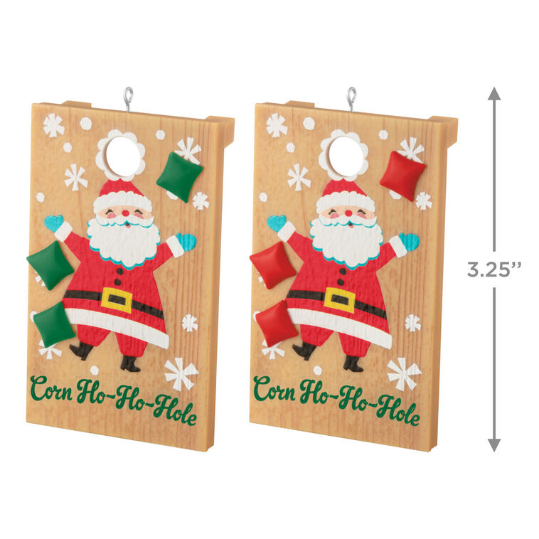Hallmark Corn Ho-Ho-Hole Ornaments, Set Of 2