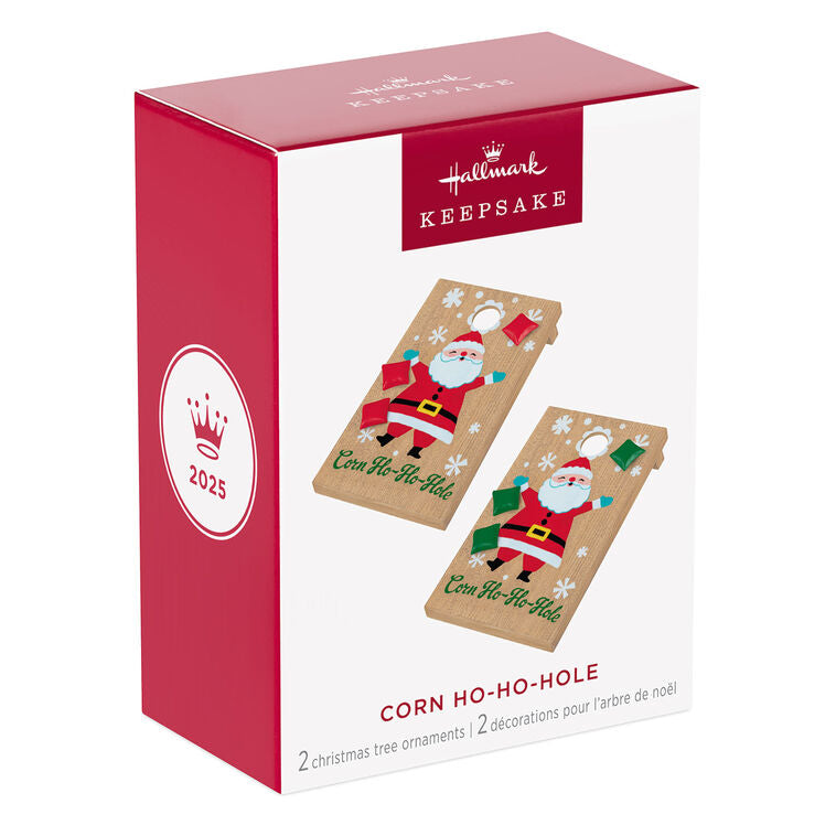 Hallmark Corn Ho-Ho-Hole Ornaments, Set Of 2