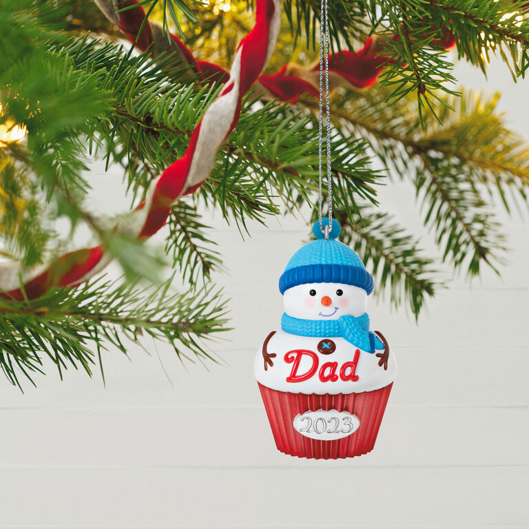 Hallmark Dad Cupcake 2023 Ornament