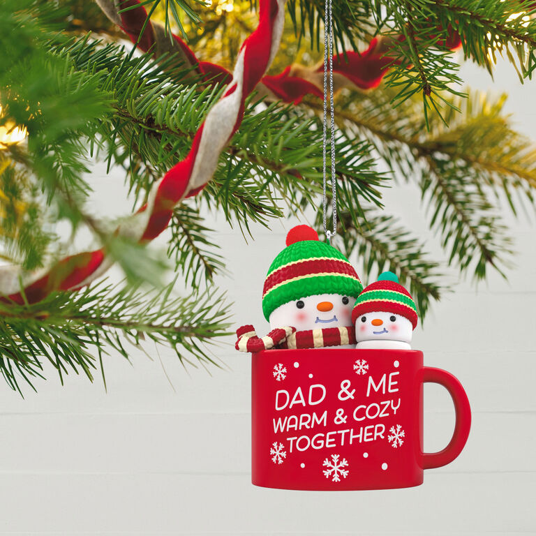 Hallmark Dad & Me Hot Cocoa Mug 2023 Ornament
