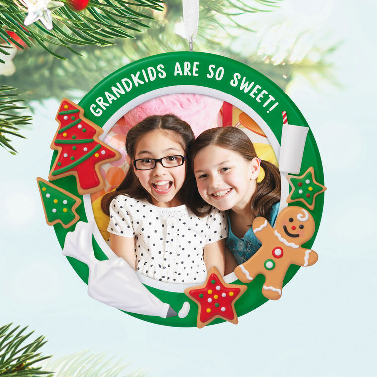 Hallmark Grandkids Are So Sweet Personalized Ornament, Custom Photo