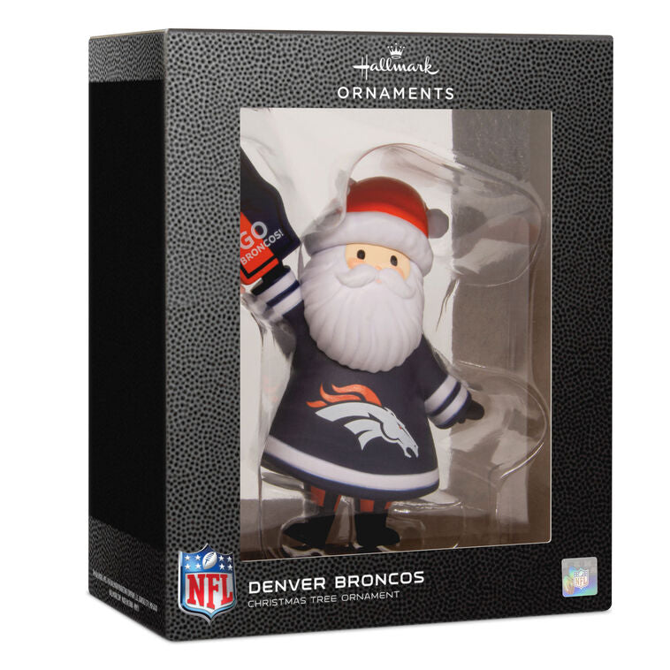  NFL Denver Broncos Santa Fan Hallmark Ornament