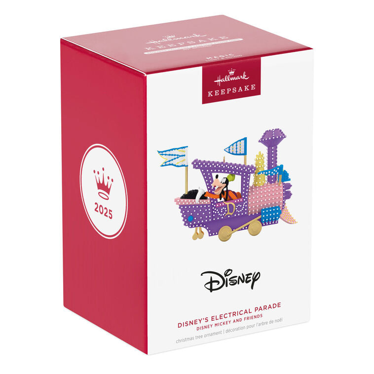 Hallmark Disney Mickey And Friends Disney's Electrical Parade Musical Ornament With Light