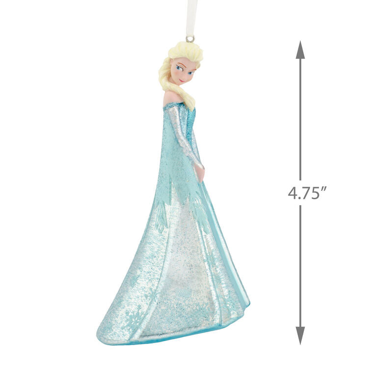  Disney Frozen Elsa Blown Glass Hallmark Ornament