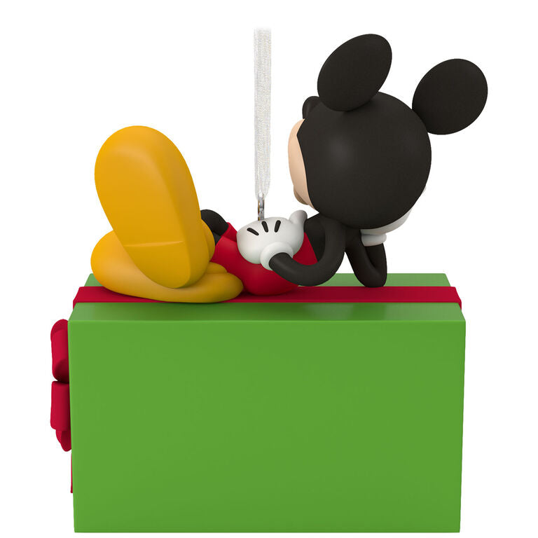 Hallmark Disney Mickey Mouse Christmas Present Personalized Ornament