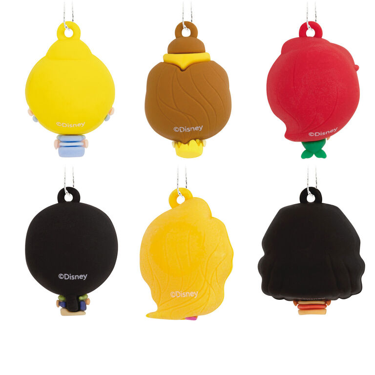  Mini Disney Princess Shatterproof Hallmark Ornaments, Set Of 6