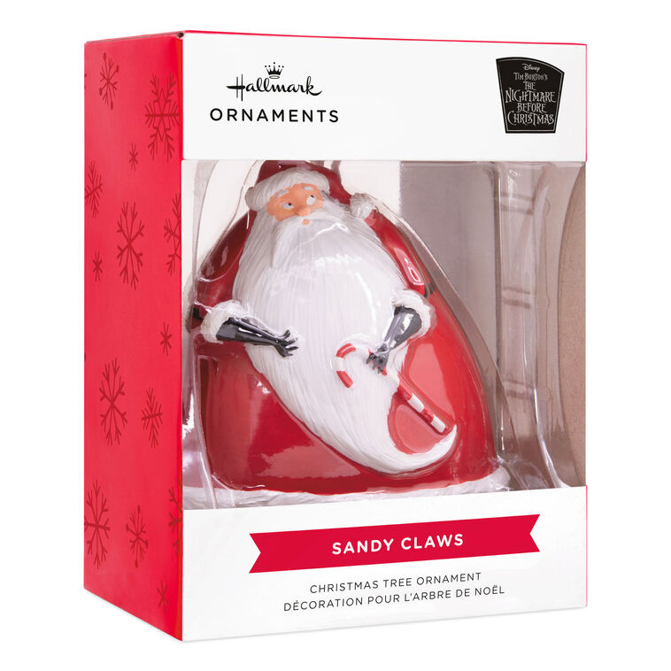  Disney Tim Burton's The Nightmare Before Christmas Sandy Claws Hallmark Ornament