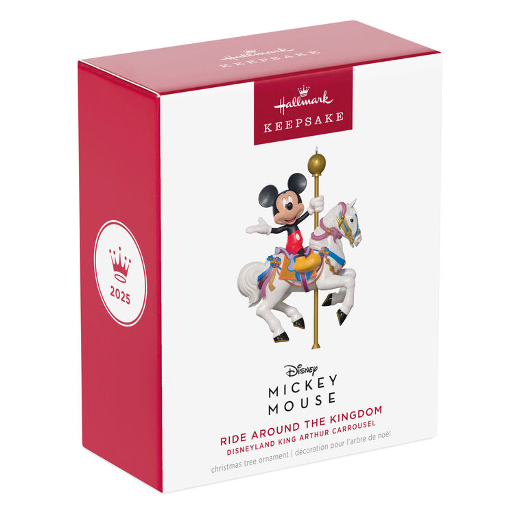 Hallmark Disneyland King Arthur Carrousel Ride Around The Kingdom Ornament