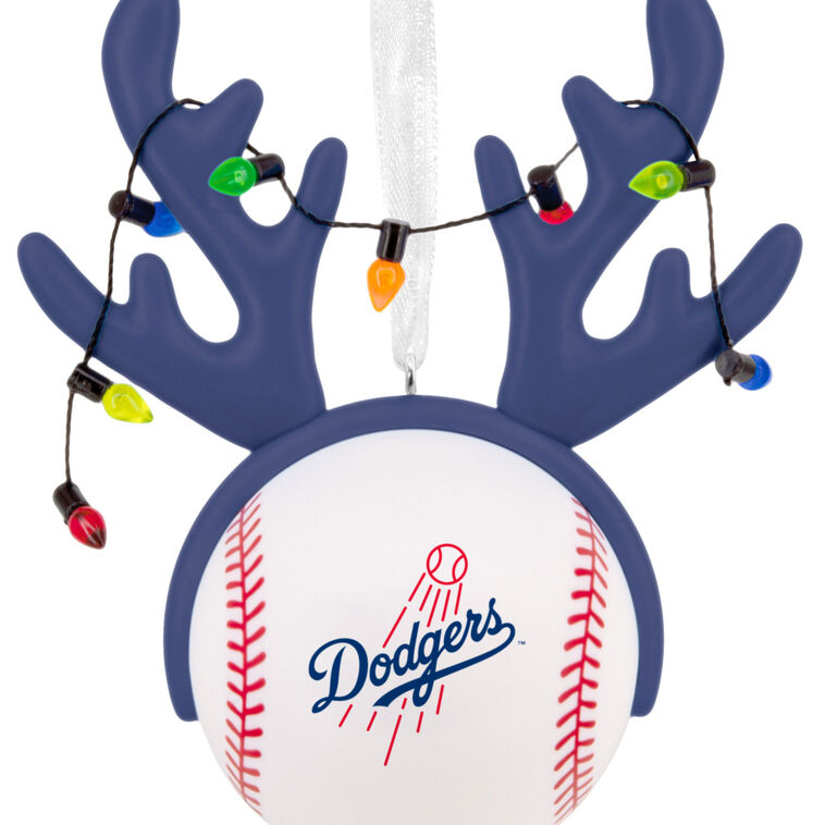  MLB Los Angeles Dodgers™ Reindeer Baseball Hallmark Ornament