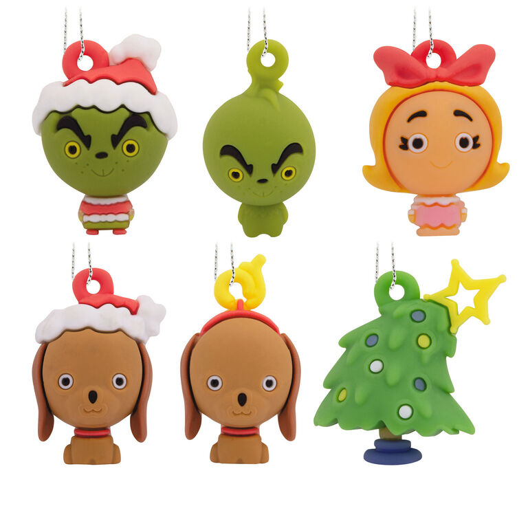  Mini Dr. Seuss's How The Grinch Stole Christmas!™ Shatterproof Hallmark Ornaments, Set Of 6
