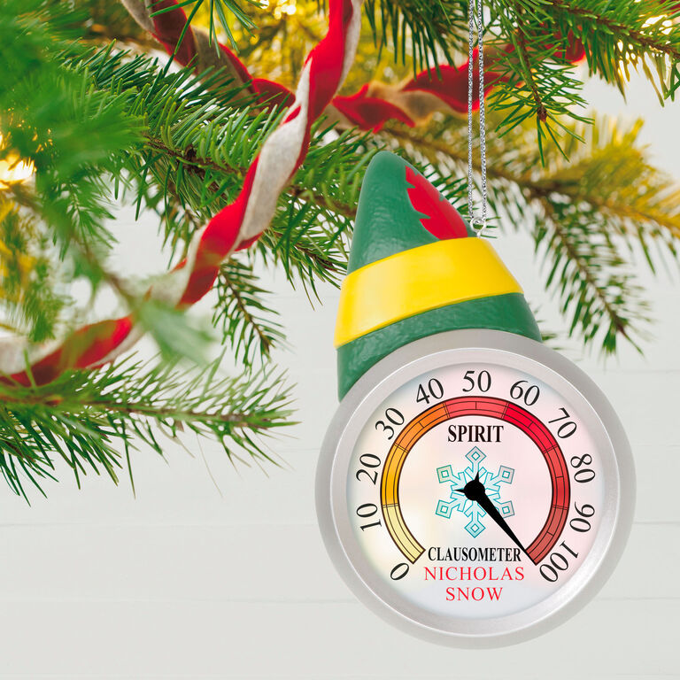 Hallmark Elf™ Clausometer Personalized Ornament With Light