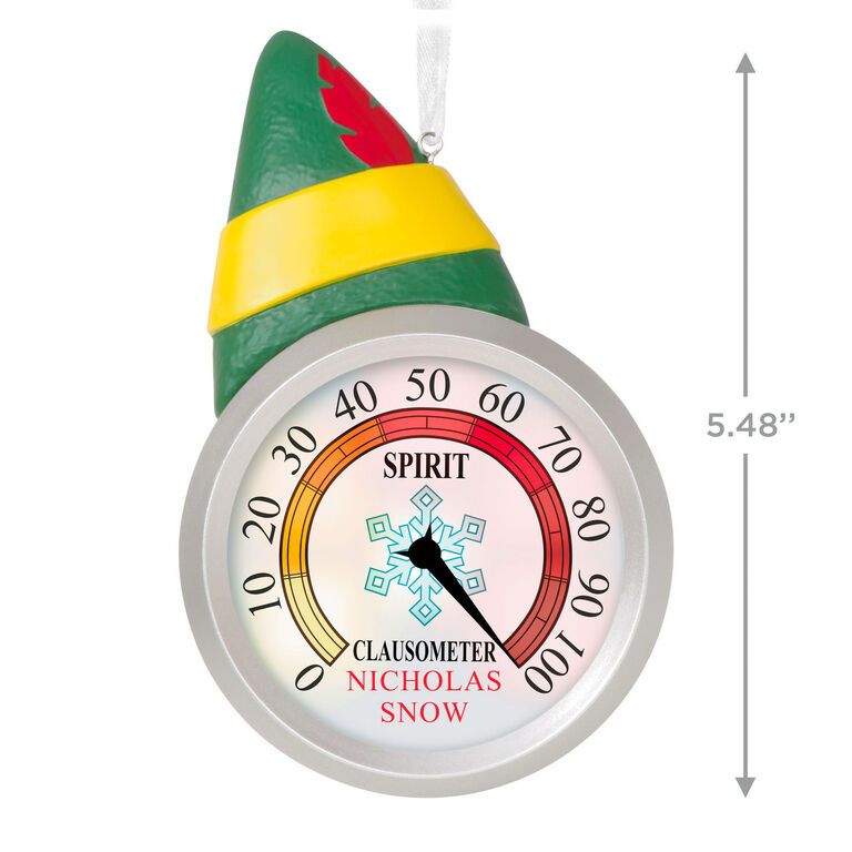 Hallmark Elf™ Clausometer Personalized Ornament With Light