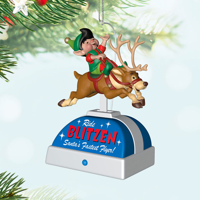 Hallmark Merry Mechanical Ride Musical Ornament With Motion